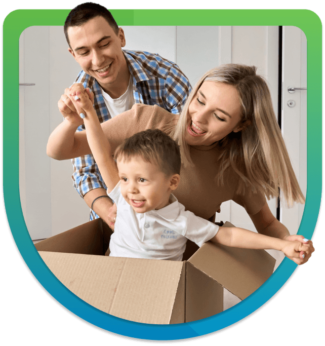 family in a box
